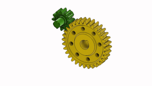 动画直齿轮传动缩略图